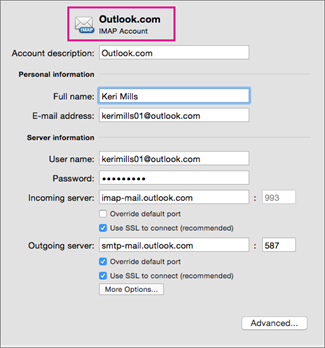 Imap settings for mac mail
